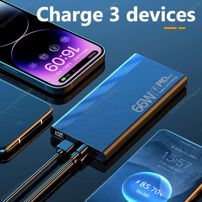 "10000/20000/30000mAh Power Bank with 66W Super Fast Charging PD 20W