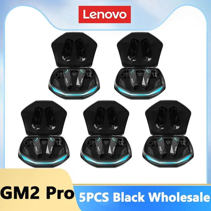 Lenovo GM2 Pro Bluetooth 5.3 Earphones Sports Headset Wireless In-Ear Gaming Low Latency Dual Mode Music Headphones New