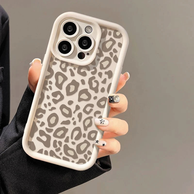 Phone Case Leopard soft Shell Shockproof For iPhone