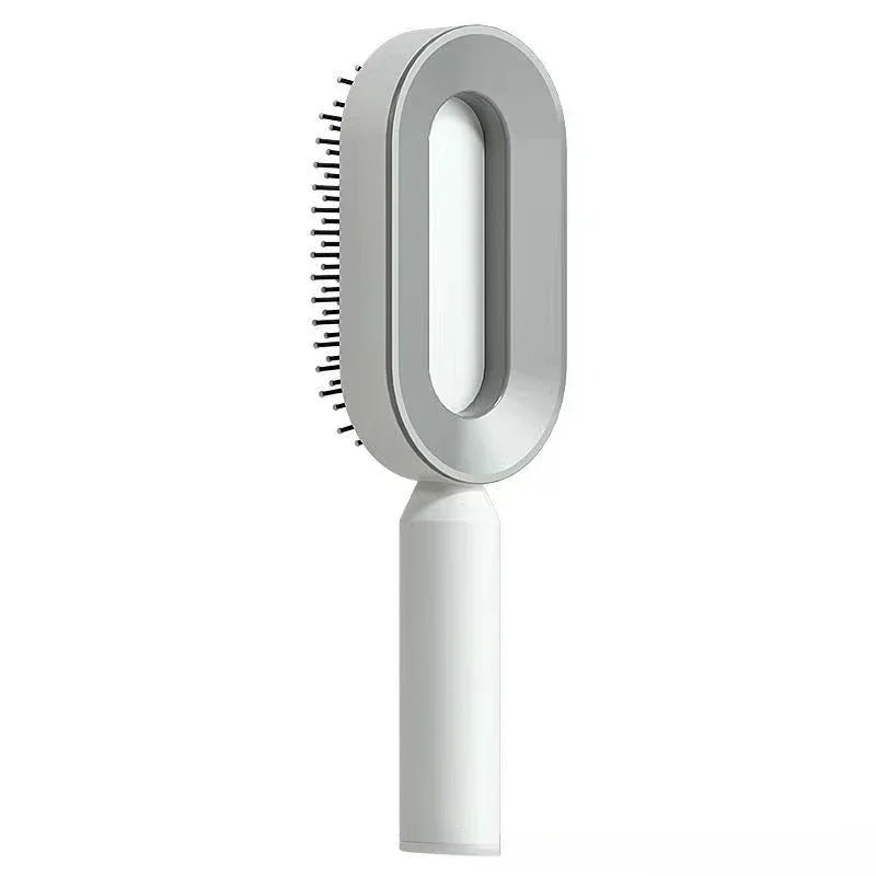 Self-Cleaning Hairbrush for Women – One-Key Cleaning, Hair Loss Airbag Scalp Massage Comb, Anti-Static Hairbrush.