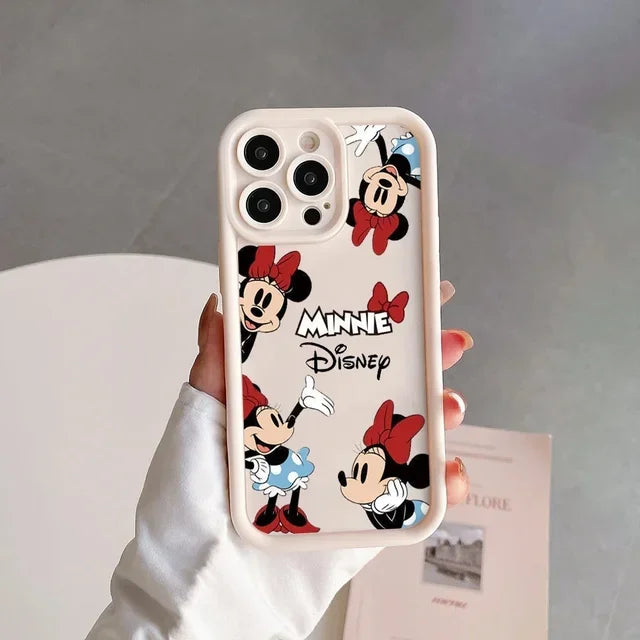 Disney Mickey Minnie Mouse Cute Silicone Phone Case