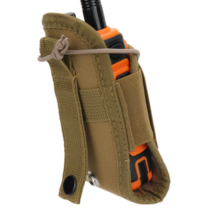 Taktisk Walkie Talkie Pouch Oxford Molle Radio Pouch Hållare Ficka Bärbar Utomhus Jakt Sport Midjeväska Interphone hölster