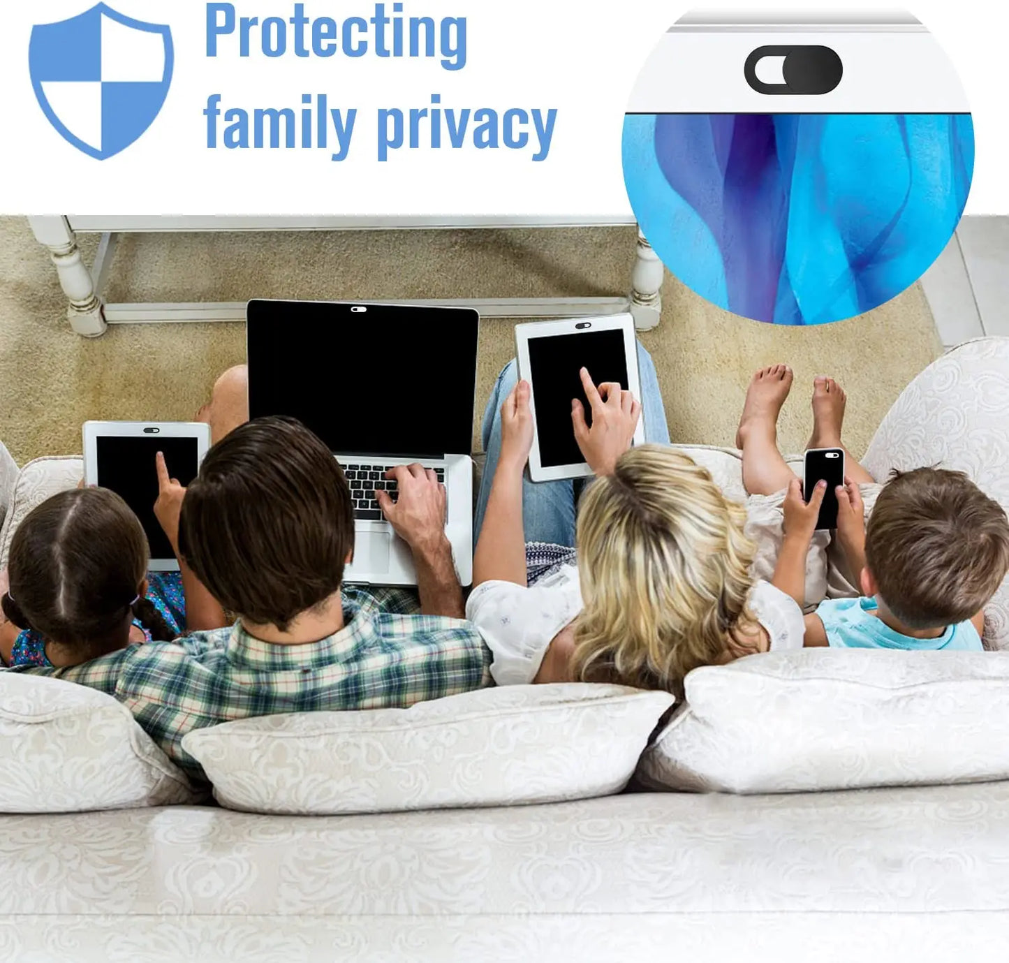 1/5/10/20 st Webcam Cover Laptop Kamera Cover Slider Telefon Antispy För iPad PC Macbook Tablet linser Privacy Sticker