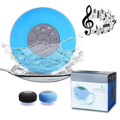 Portable Wireless Bluetooth Speaker IPX4 Waterproof Outdoor Sports Bathroom Large Suction Cup Mini Stereo Sound Box