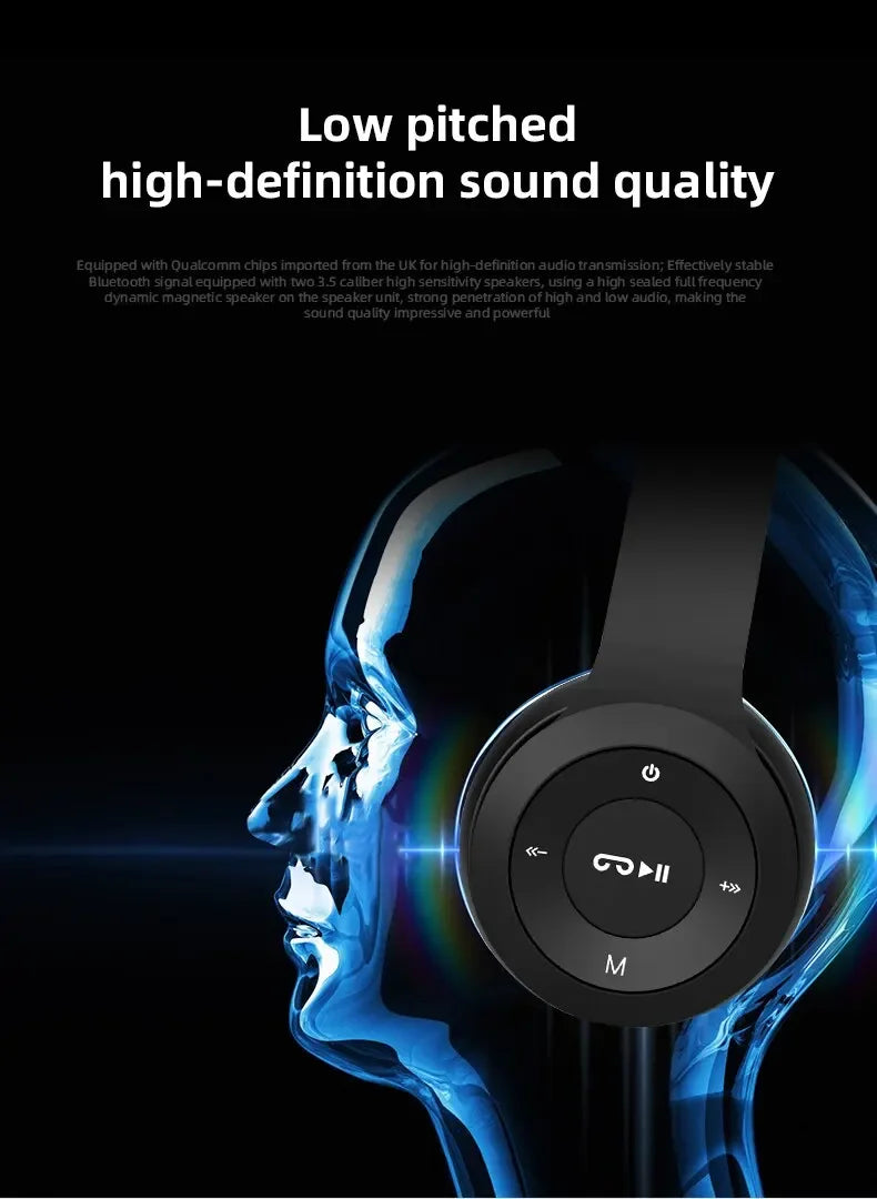 Stereo P47 Headset 5.0 Bluetooth Headset Folding Series Wireless Sports Game Headset