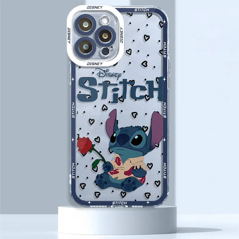 Disney Cute Stitch Cover Case for Samsung Galaxy A53 A73 A21s A52 A54 A32 A11 A33 A12 A13 A14 A34 A72 A24 A23 A42 A22