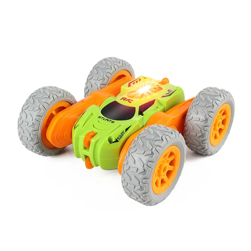 RC Car – 2.4G High-Speed Mini Double-Sided Stunt Car, 360-Degree Rotating with Lights, Remote Control Toy for Children