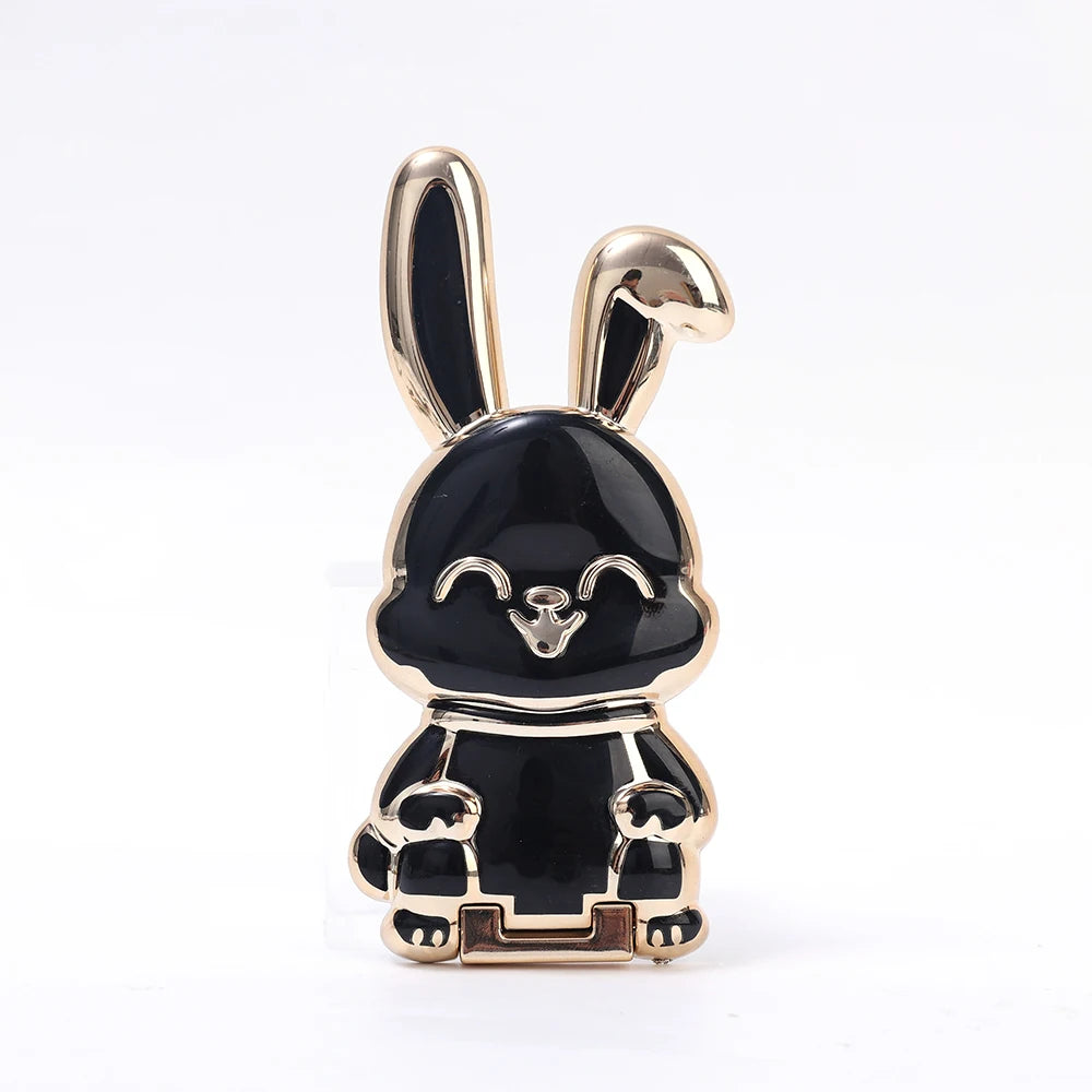 Bunny Finger Ring Holder Mini Pull Rod Phone Stand Universal Phone Fold Lazy Buckle Three-dimensional Back Sticker Pad Bracket