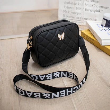 Fashion Quilted Design Women Shoulder Crossbody Bags – Diamond Lattice Casual Satchel with Small Tassel Shell Messenger Bag