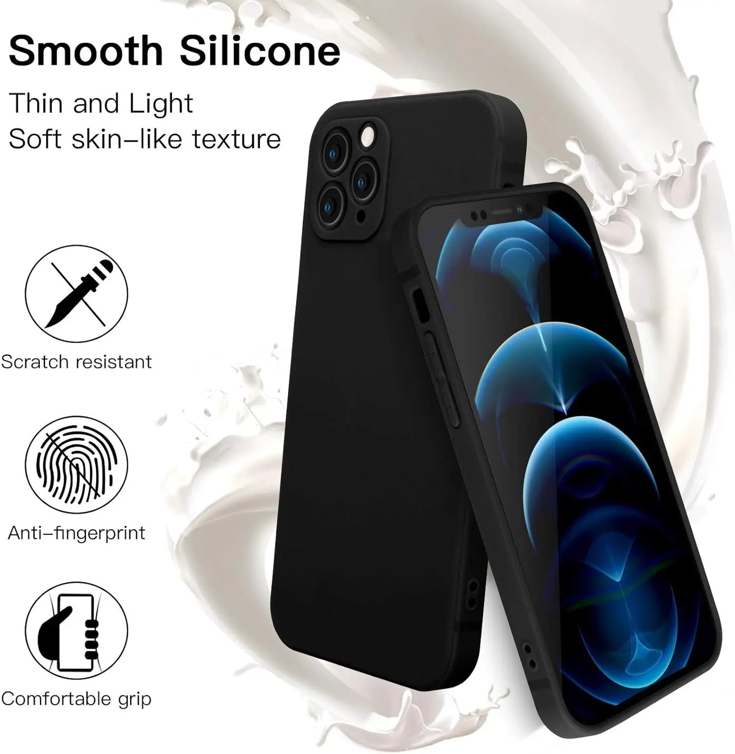 Matte Back Cover Slim Flexible Silicone Case For iPhone  11