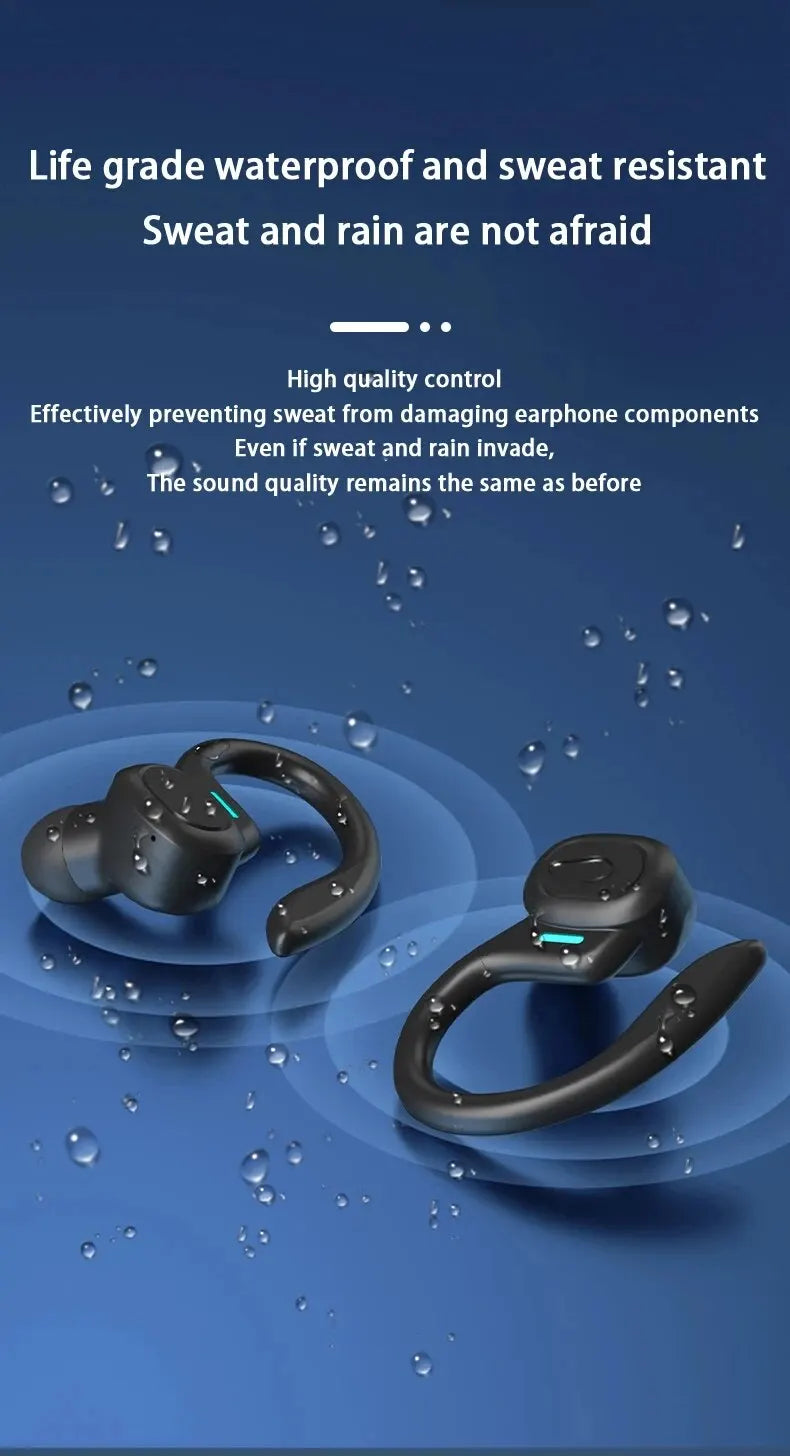 Original Wireless Earphones Ture Wireless Earbuds Ear Hook Sports HiFI Stereo Waterproof Headset With Mic TWS Headphone