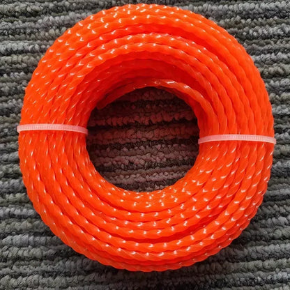 COSY 2.4mm/2.7mm/3mm/3.3mm/4mm Grass Trimmer Line Nylon Strimmer Line Spiral Brush Cutter Rope Mower Accessories Garden Tool