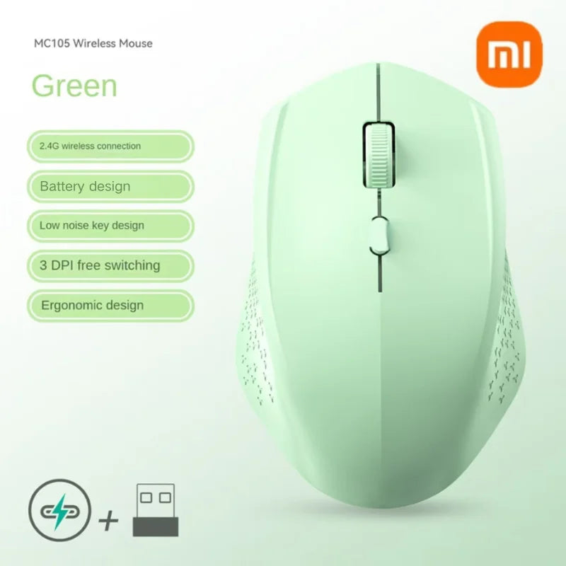 Xiaomi Mijia trådlös mus 2,4 GHz Bluetooth Dual