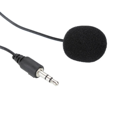 Clip-on Lapel Lavalier Microphone 3.5mm Jack Applicable To Loudspeakers Computers And Vehicles Lavalier Microphone Computer Mic