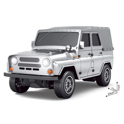 Metall 1:12 Silver Fjärrkontroll Lada Rccar Toy Rc Cybertruck Offroad Lada Pickup Lastbil Bilmodell Barnleksak Present