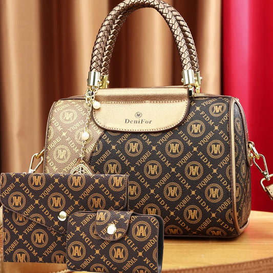 Elegant Women's Bag Set: 3-Piece Combo