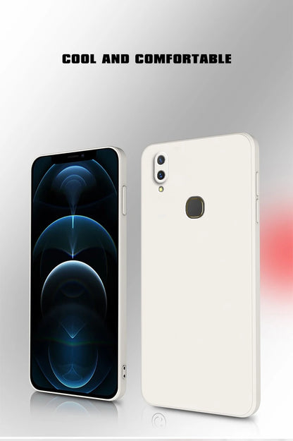 Lyxigt flytande blå silikontelefonfodral för Xiaomi Redmi Note 5 6 7 8 8T 9 9s 10S 10 Pro Fundas Redmi 8 8A 9 9A 9C 10A 10C Fodral