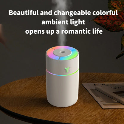 Xiaomi Colorful Humidifier – Mini Silent Aromatherapy Sprayer, Nano Mist med Timing Protection för bil och stationär 