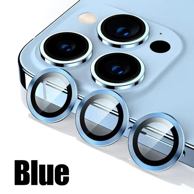 3Pcs Metal Lens Protector Glass For iPhone 14 Pro Max Back Camera Lens Protection Film For iPhone 13 Mini 14 15 Plus