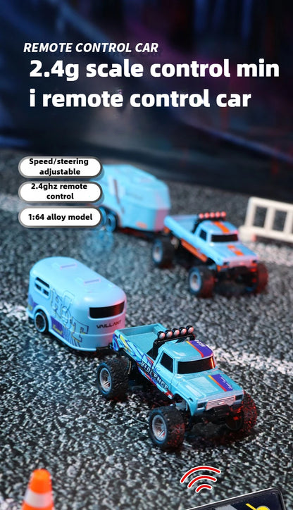 RC Cars 1:64 Metal Mini Drift Rc Car Remote Control Car High-Speed Off-road Climbing Racing Cars Children's Toys for Kids Custom