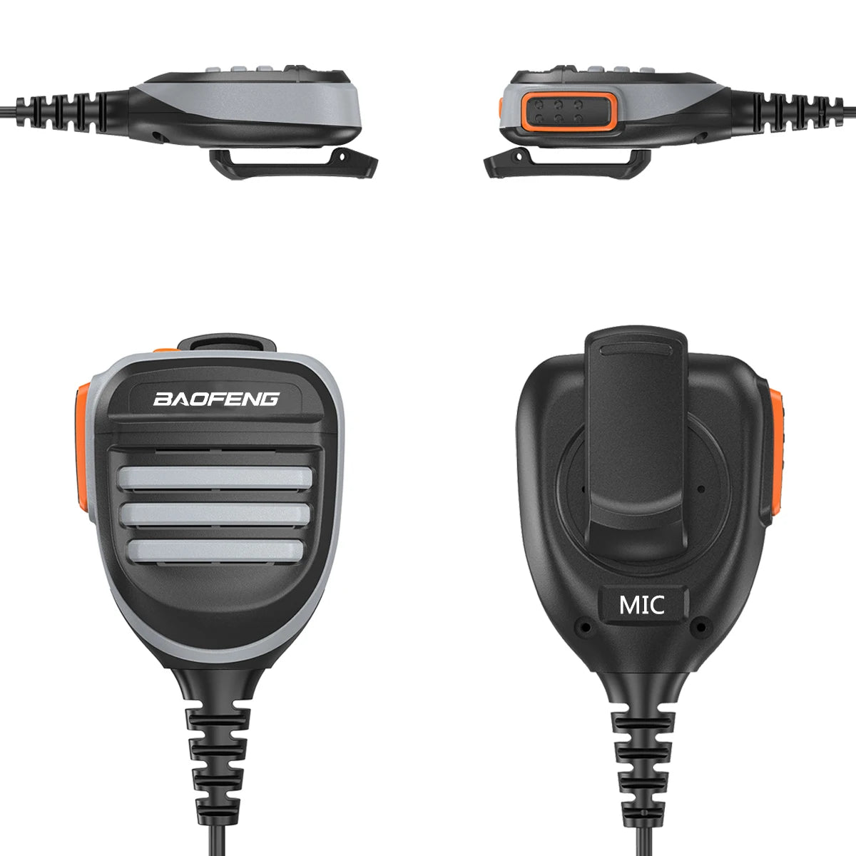 Baofeng UV K5 mikrofonhögtalare MIC för Baofeng UV 5R 82 888S UV 21 17 GPS UV 13 16 18 S9 Quansheng UV K5 5R Plus Walkie Talkie