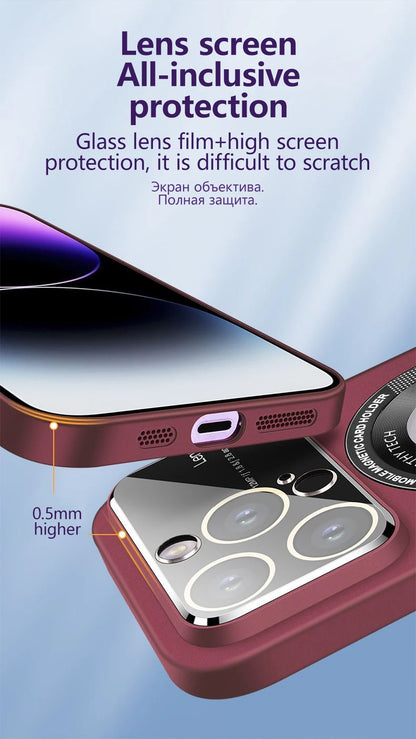 Pulple Luxury Matte Camera Lens Protector iPhone Cover