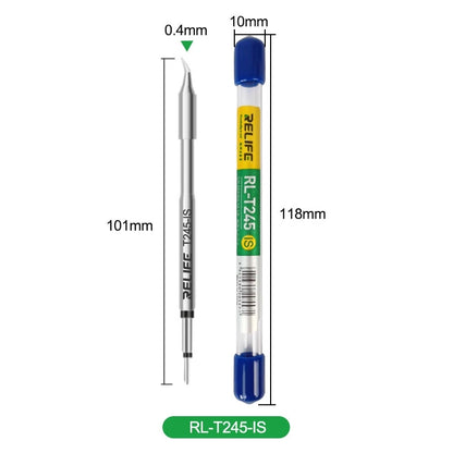 RELIFE Super Fine C210 T245 C245 Soldering Tip C210 C115 Soldering Iron Tip for GVM T210 GVM T115 Professional Soldering Station