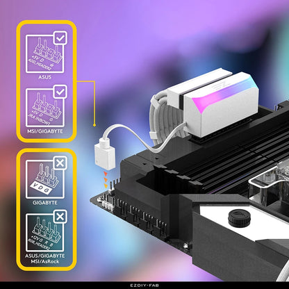 ATX 24 Pin to 90 Degree Power Plug Adapter ARGB Mainboard Motherboard Power Supply Cable Modular DIY Mounting Accessessory