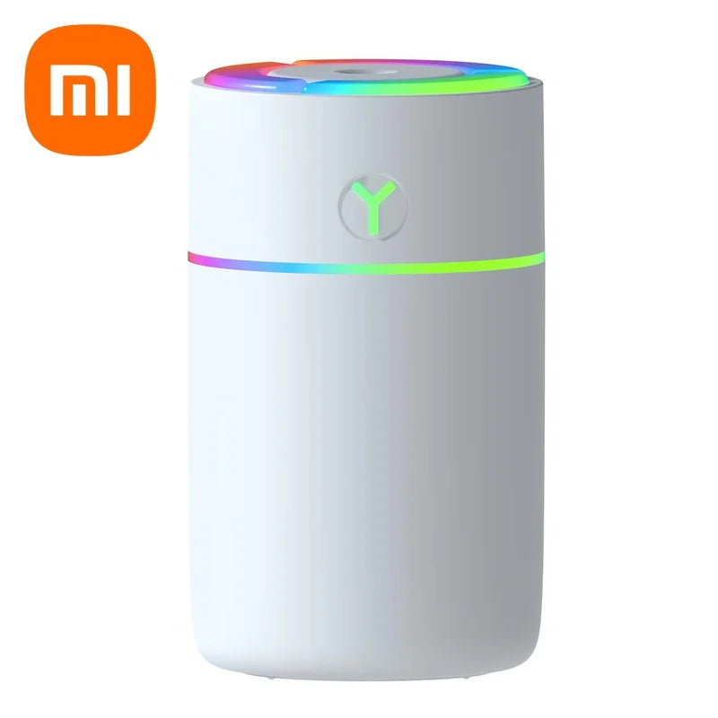 Xiaomi Colorful Humidifier – Mini Silent Aromatherapy Sprayer, Nano Mist med Timing Protection för bil och stationär 