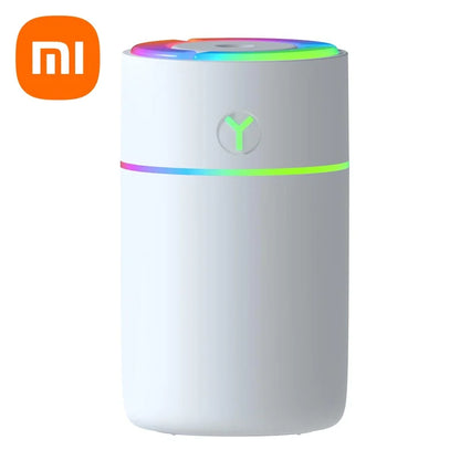 Xiaomi Colorful Humidifier – Mini Silent Aromatherapy Sprayer, Nano Mist med Timing Protection för bil och stationär 