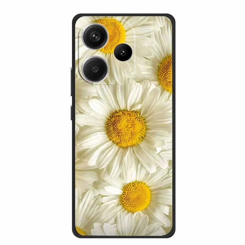 Animals Soft Silikon TPU bakstycke med Wolf Protective Bumper för Xiaomi POCO F6 5G – För POCO F6