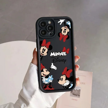 Disney Mickey Minnie Mouse Cute Silicone Phone Case