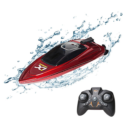 2.4GHz Electric RC Speed Boat Remote Control Watercraft Ship with LED for Kids Adults Holiday Birthday Party Gifts