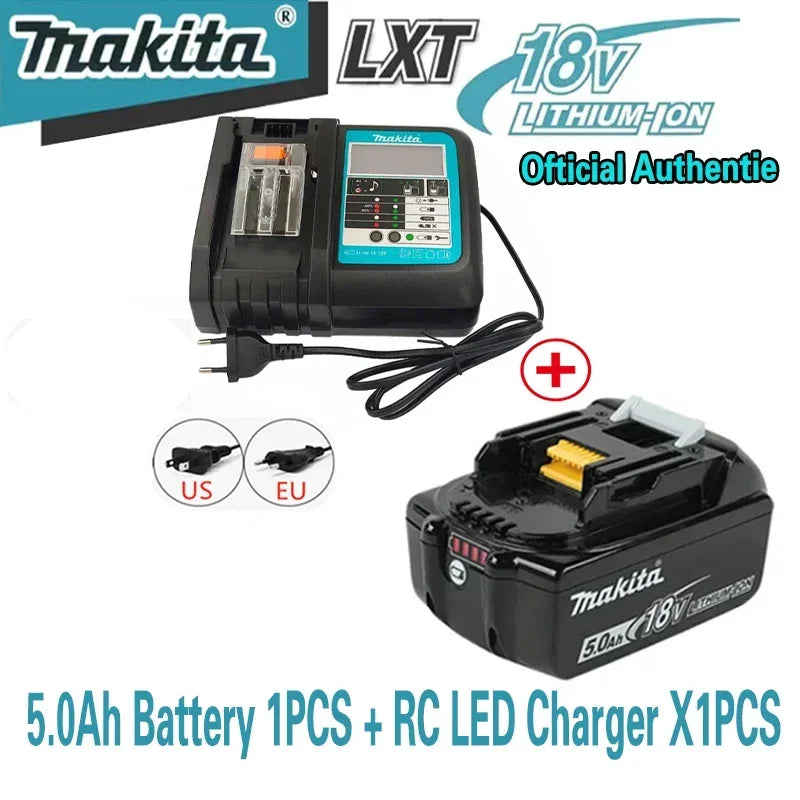 100 % original Makita 6Ah/5Ah/3Ah för Makita 18V batteri BL1830B BL1850B BL1850 BL1840 BL1860 BL1815 Ersättningslitiumbatteri