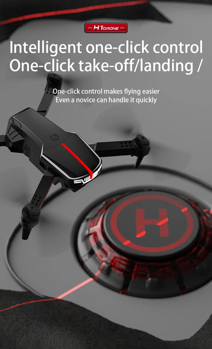 MHD H1 Drone Mini Folding Professionell Drönare med 4k kamera Dron Drone 8k Professionell RC Dual Camera Drone RC Quadrocopter Leksaker