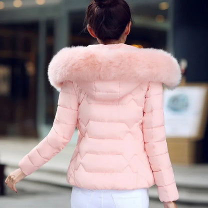 High-Quality Winter Parka with Artificial Raccoon Fur Collar