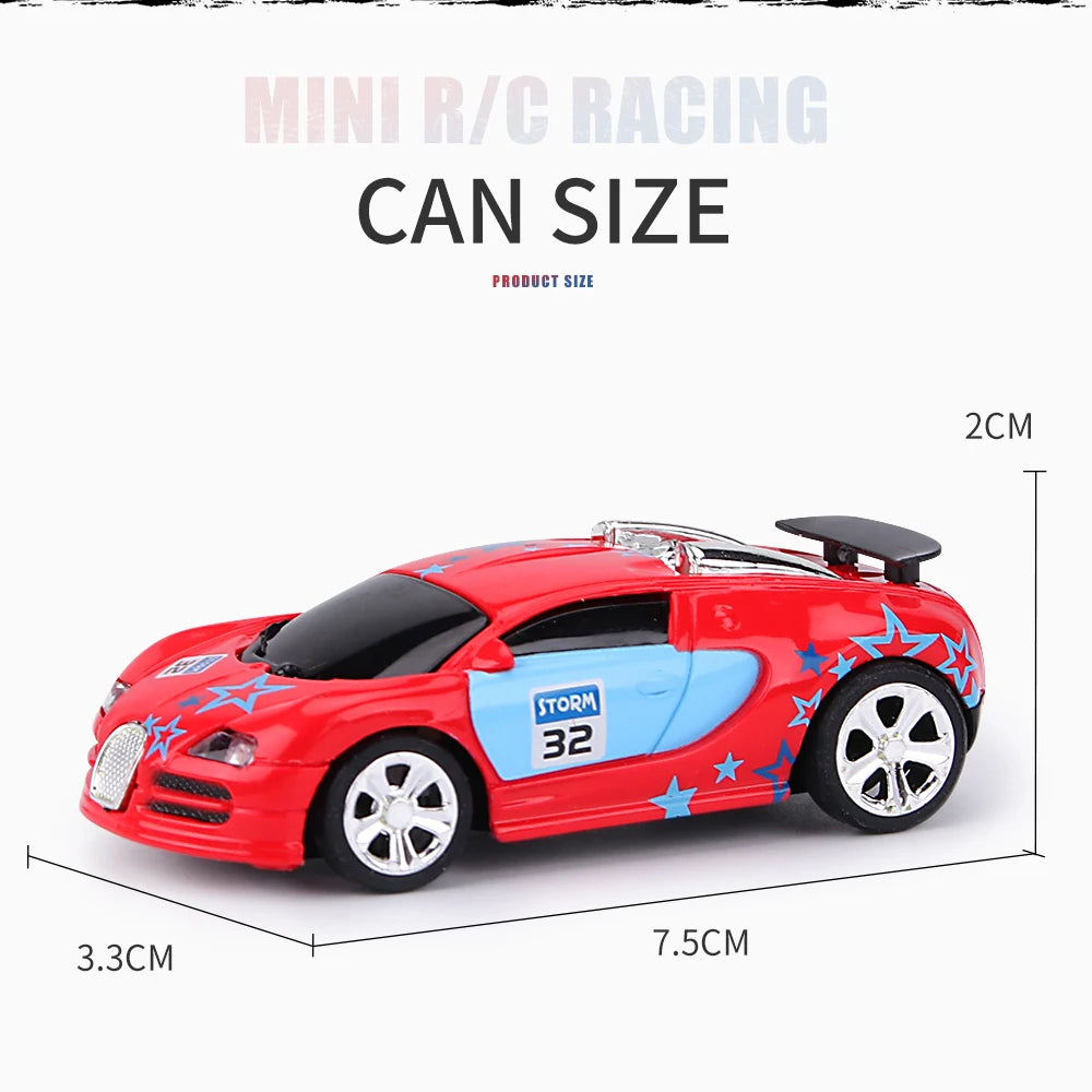 RC Car Mini Can Box Speed ​​Sport App Fjärrkontroll Fordon Micro High Speed ​​Racing Leksaker Present För Barn Pojkar Flickor Barnleksak