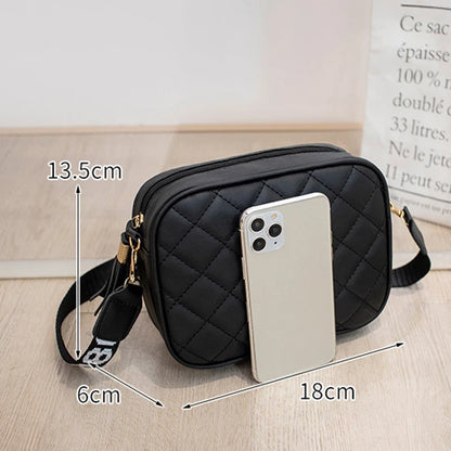 Fashion Quilted Design Women Shoulder Crossbody Bags – Diamond Lattice Casual Satchel with Small Tassel Shell Messenger Bag