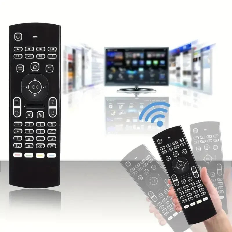 2.4GHz MX3 Air Mouse Wireless Mini Keyboard Remote Control With Multimedia Keys For Android TV Box Smart TV PC Linux Windows