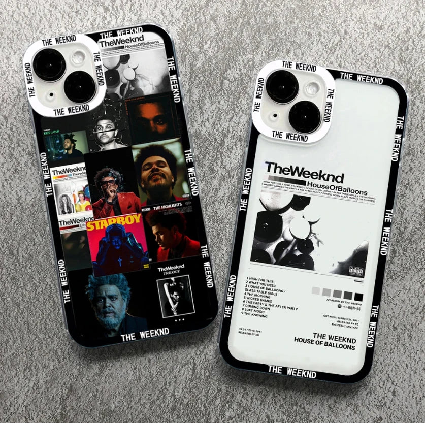 Soft Silicone Phone Case with The Weeknd Design for Redmi Models