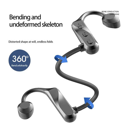 Benledning Bluetooth-headset Öronmonterat Vattentätt True Wireless Air Conduction Trådlöst sportheadset