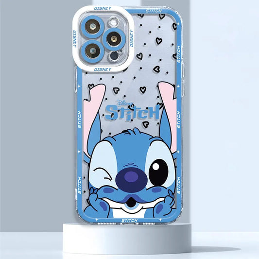 Disney Cute Stitch Cover Case for Samsung Galaxy A53 A73 A21s A52 A54 A32 A11 A33 A12 A13 A14 A34 A72 A24 A23 A42 A22