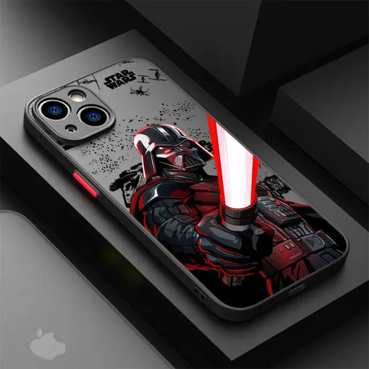 Stars Wars Cool Hero Soft Phone Fodral för Apple iPhone