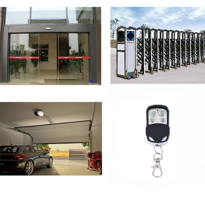 GERMA 433MHZ Remote Control 4 Channel Garage Gate Door Opener Remote Control Duplicator Clone Cloning Code Car Key