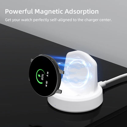 Magnetic Watch Wireless Charger For Samsung Galaxy Watch 8/7/6/5pro/5/4/3 Active 2 Portable USB Cable Fast Charging Dock Station