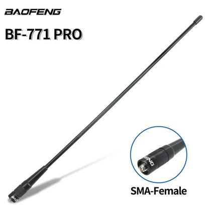 ABBREE AR 771 SMA Female Antenna Dual Band 144/430MHz for Baofeng UV 5R S9PLUS UV 13 21Pro Quansheng UV K5 Walkie Talkie NA771