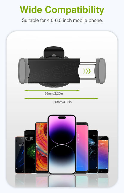 Universal biltelefonhållare 360 ​​graders justerbar luftventilmonteringsstativ