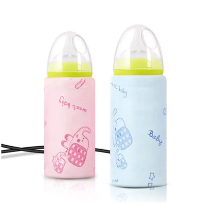 Portable USB Baby Bottle Heater – Convenient Insulated Design to Keep Milk and Water Warm for Nursing