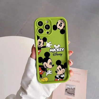 Disney Mickey Minnie Mouse Cute Silicone Phone Case