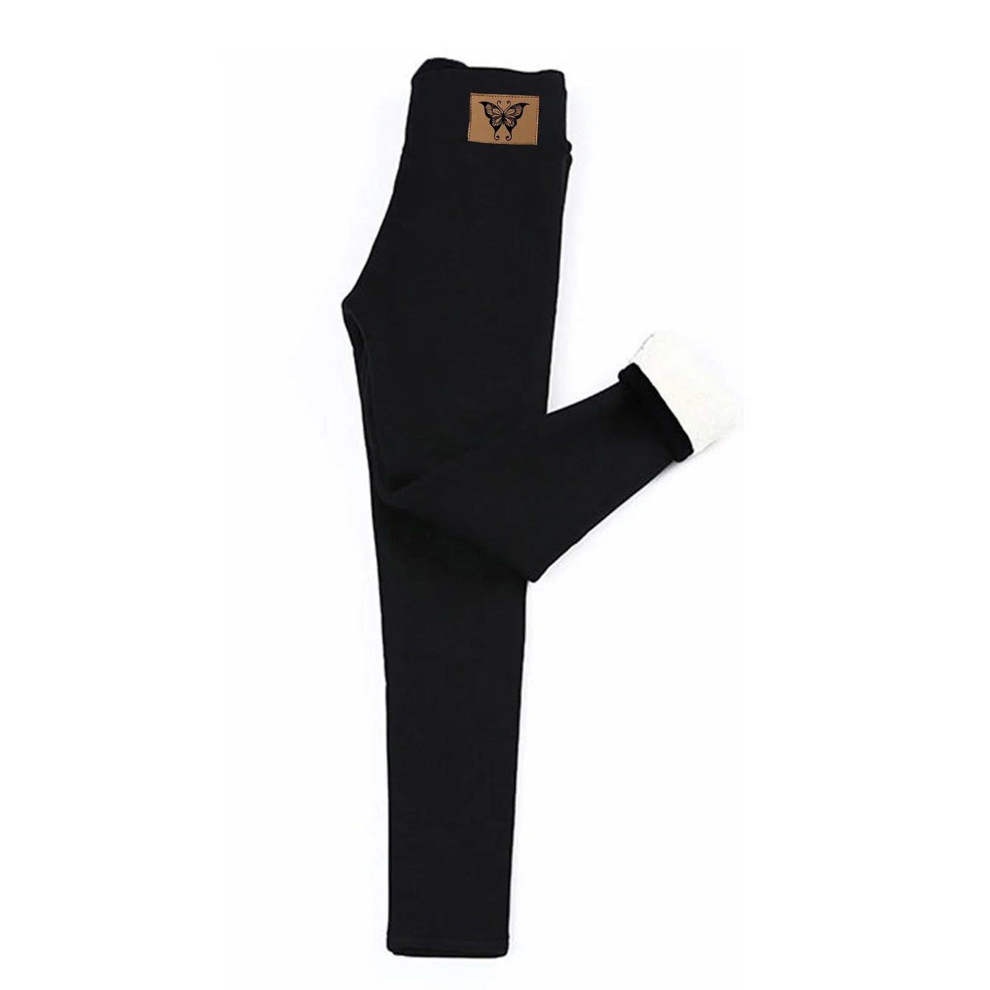 Women's Fleece Lined Thermal Leggings High Waist Stretch Pants